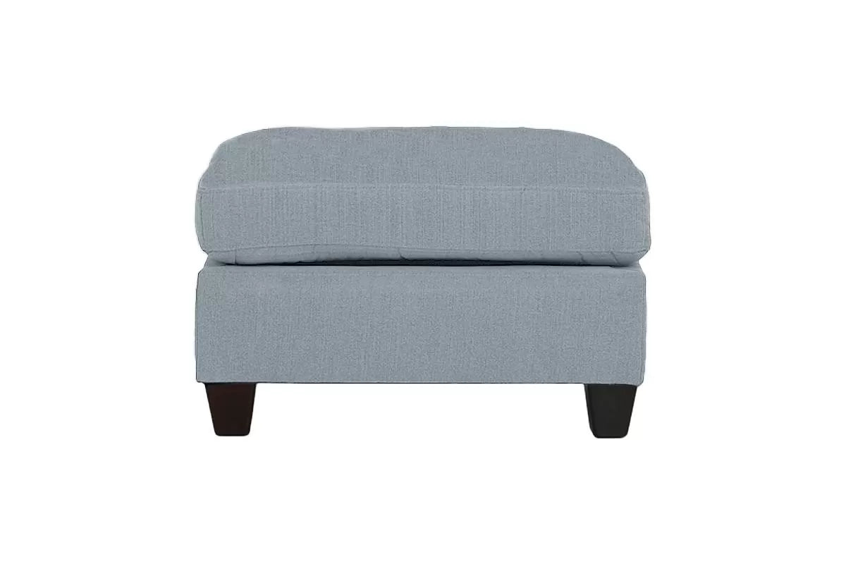 The Linen Gray Cocktail Ottoman - view 2