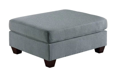 The Linen Gray Cocktail Ottoman - view 1