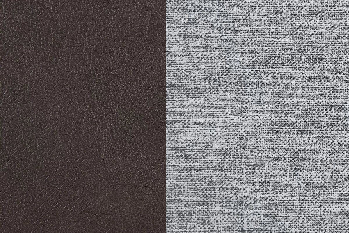 The Blackwell Gray Linen-Look Reversible Sectional with Ottoman – 3 Piece