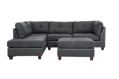The Thornton Blue Gray Sectional – 3 Piece - view 2