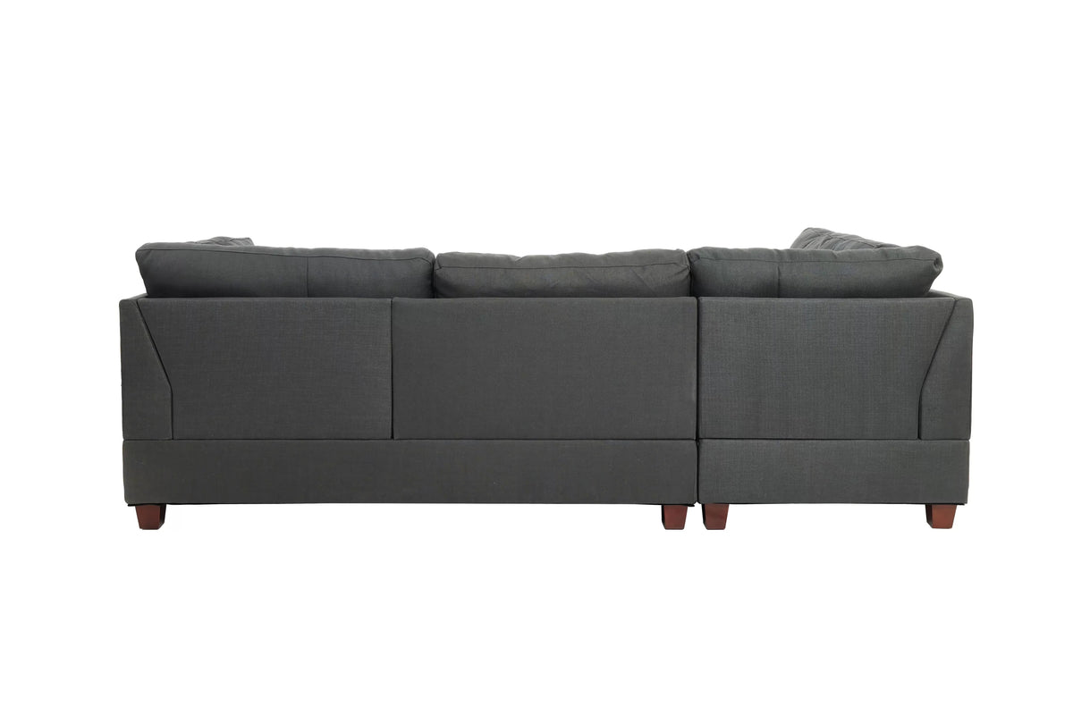 The Thornton Blue Gray Sectional – 3 Piece - view 5