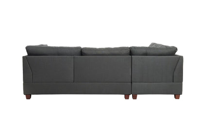 The Thornton Blue Gray Sectional – 3 Piece - view 5