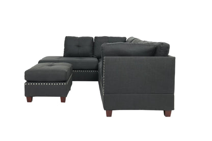 The Thornton Blue Gray Sectional – 3 Piece - view 6