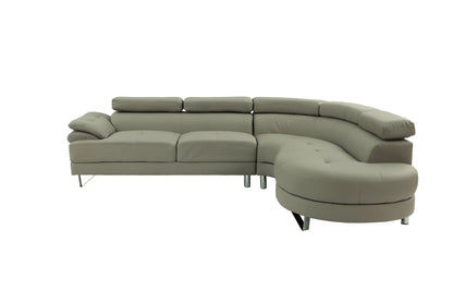 The Calloway Light Gray Sectional – 2 Piece - view 2