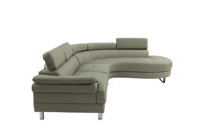 The Calloway Light Gray Sectional – 2 Piece - view 4