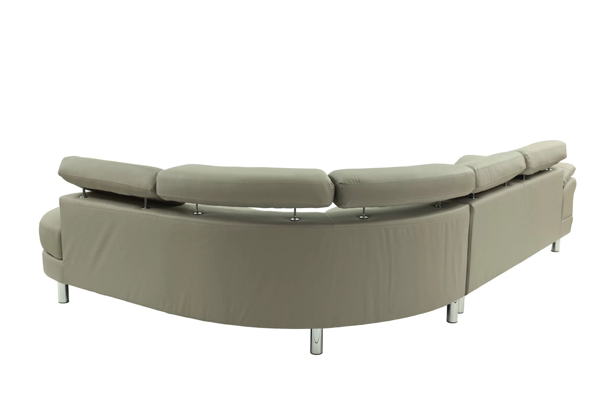 The Calloway Light Gray Sectional – 2 Piece - view 6