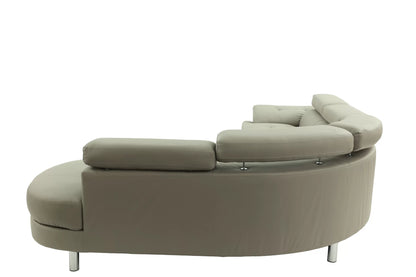 The Calloway Light Gray Sectional – 2 Piece - view 7