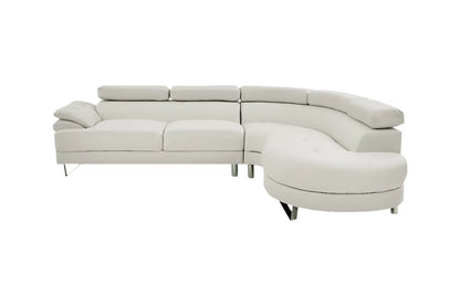 The Calloway White Sectional – 2 Piece - view 2