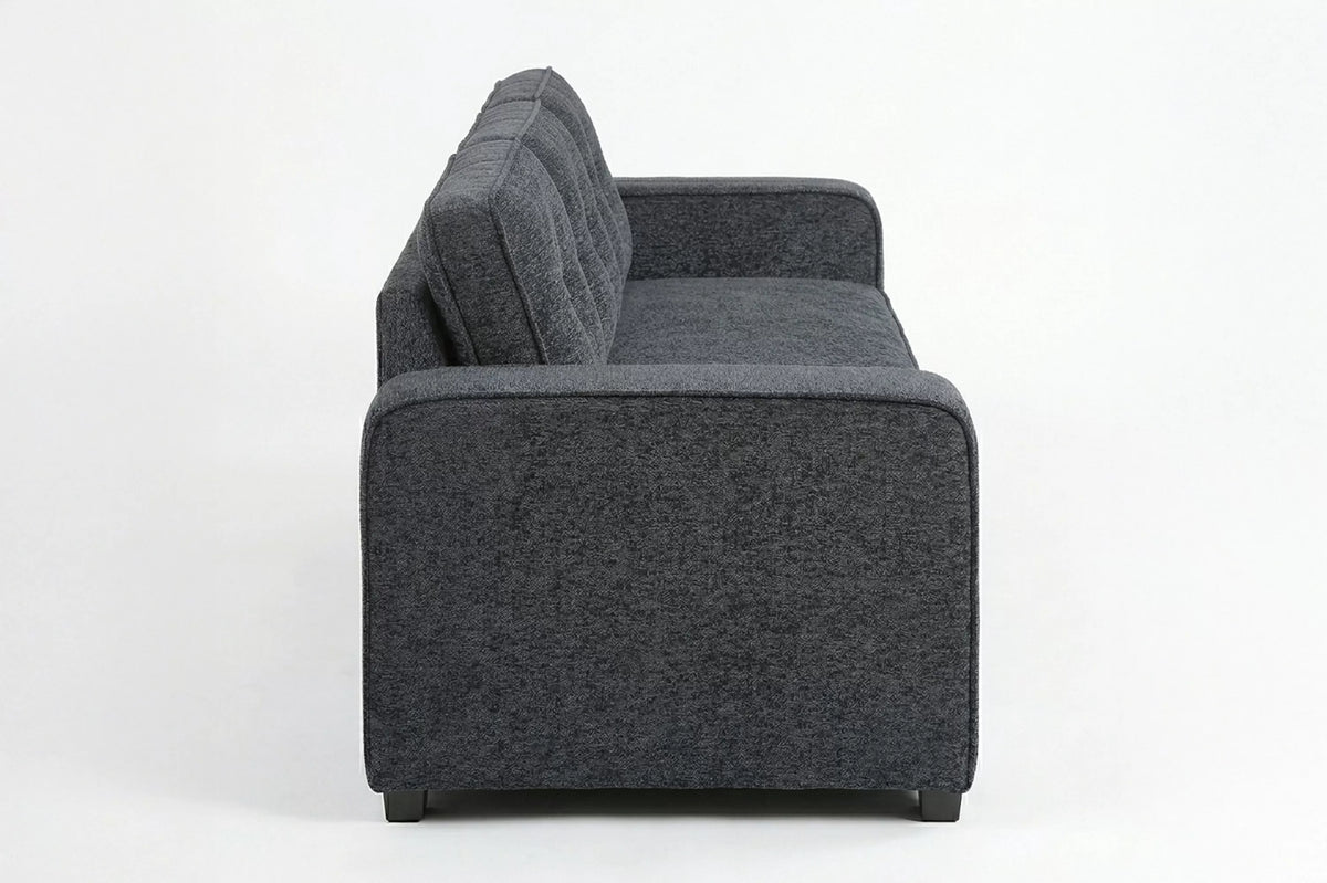 The Marlowe Dark Gray Chenille Convertible Sleeper Sofa - view 6