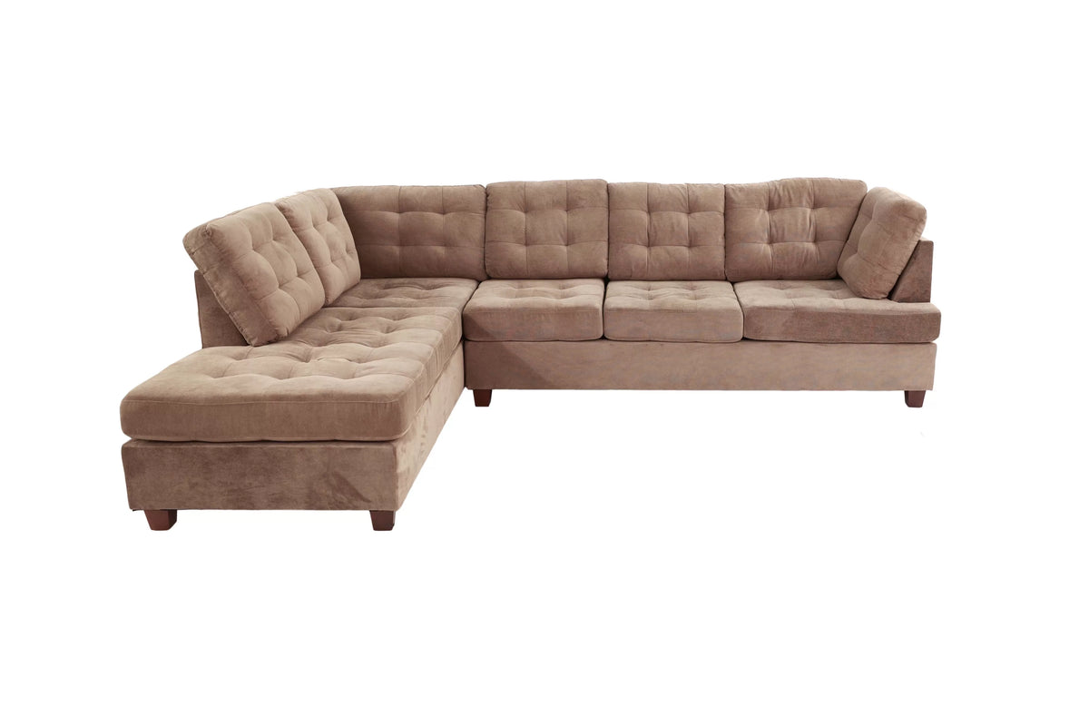 The Whitaker Truffle Sectional – 2 Piece