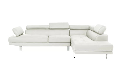 The Beckett White Sectional – 2 Piece - view 2