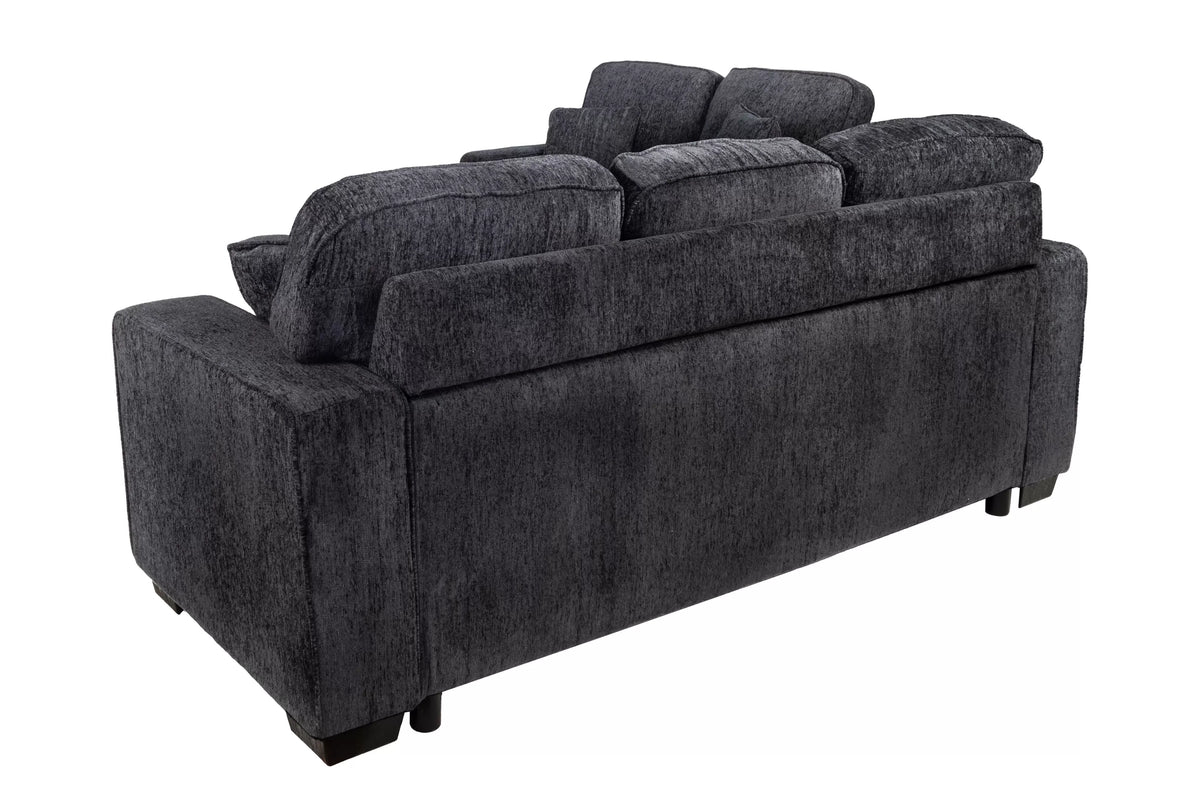 Bellamy Dark Gray Sofa Set – 2 Piece - alternate view 6