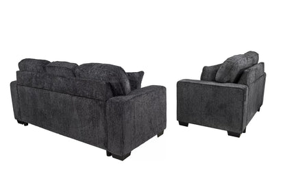 Bellamy Dark Gray Sofa Set – 2 Piece - alternate view 7