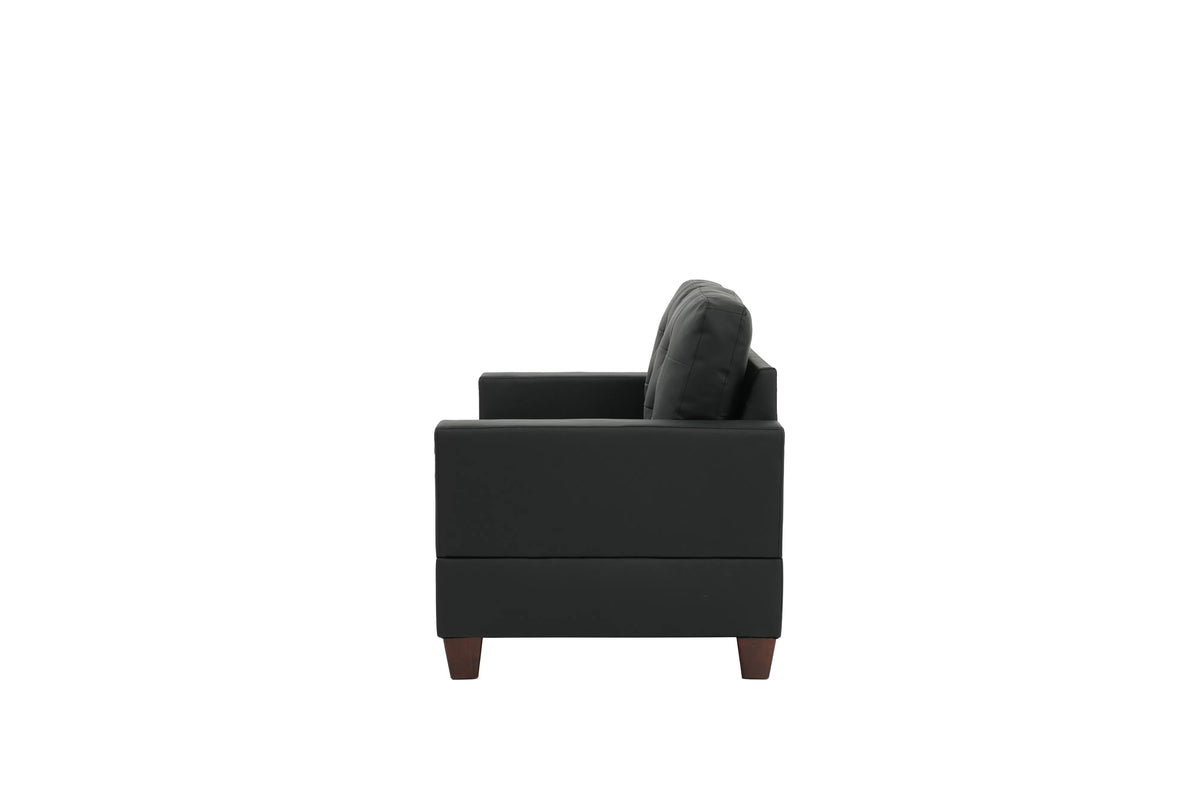 The Sloane Black Sofa Set – 2 Piece - view 6