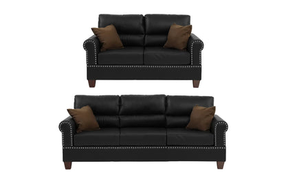 The Whitmore Black Sofa Set – 2 Piece - view 2