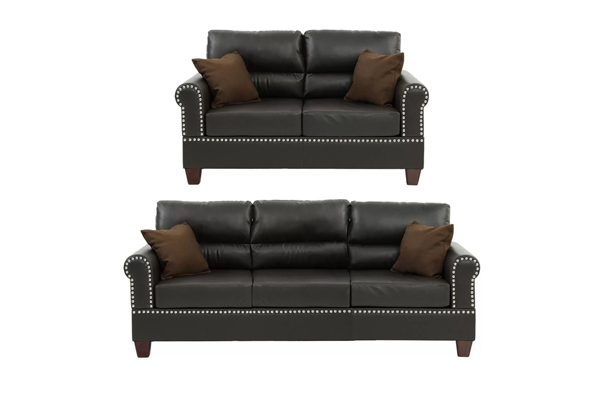 The Whitmore Espresso Sofa Set – 2 Piece - view 2