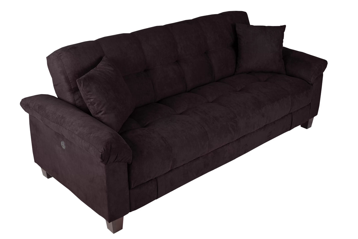 The Fulton Ebony Convertible Sofa - view 5
