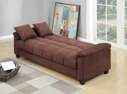 The Fulton Chocolate Convertible Sofa - view 7