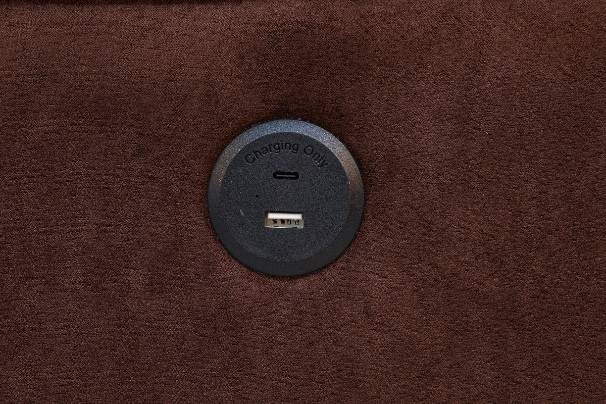 The Fulton Chocolate Convertible Sofa - view 9