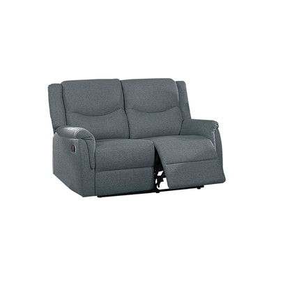 The Darian Dark Gray Burlap Manual Motion Living Room Set – 3 Piece - view 14