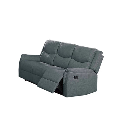 The Darian Dark Gray Burlap Manual Motion Living Room Set – 3 Piece - view 20