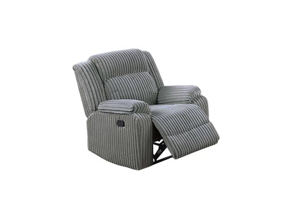 The Winslow Smoke Corduroy Manual Recliner Chair - view 3