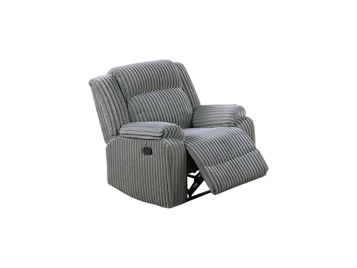 The Winslow Smoke Corduroy Manual Motion Living Room Set – 3 Piece - view 7