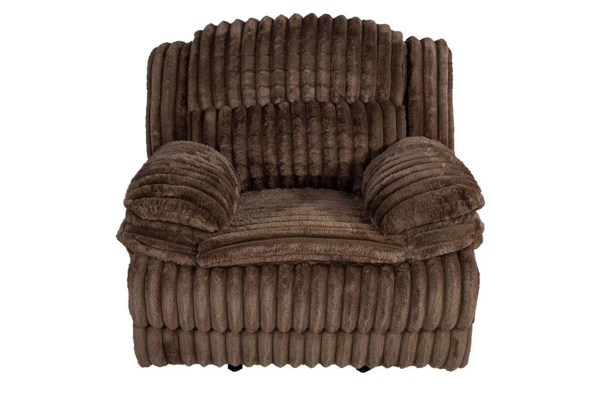 The Quimby Chocolate Corduroy Manual Motion Living Room Set – 3 Piece - view 6
