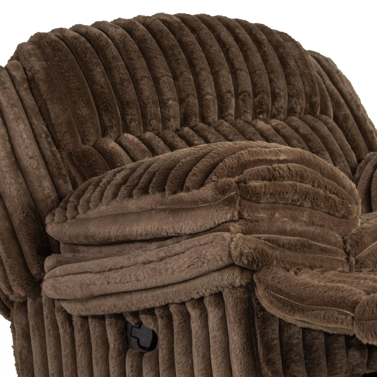 The Quimby Chocolate Corduroy Manual Motion Living Room Set – 3 Piece - view 11