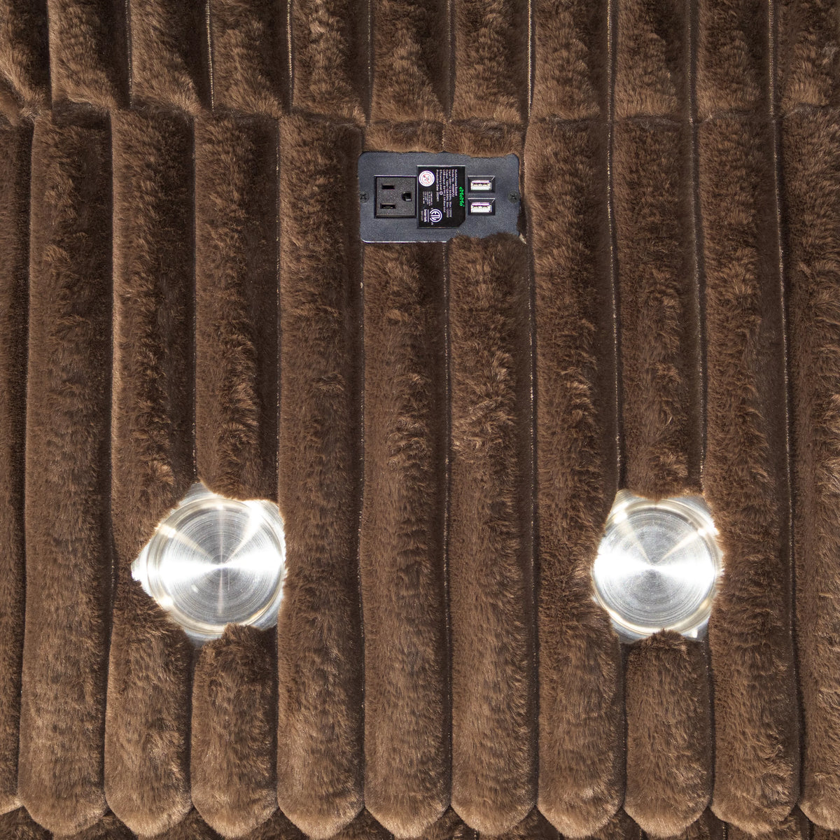 The Quimby Chocolate Corduroy Manual Motion Living Room Set – 3 Piece - view 33