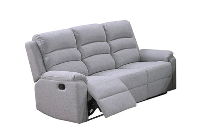 The Marlowe Sincere Bone Burlap Manual Recliner Sofa - view 3
