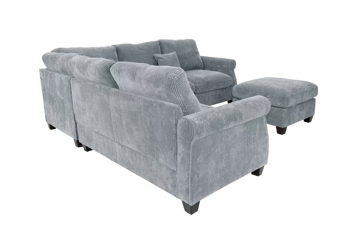 The Belford Fog Sectional – 4 Piece - view 4