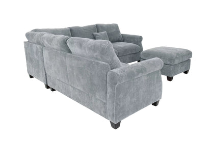 The Belford Fog Sectional – 4 Piece - view 4