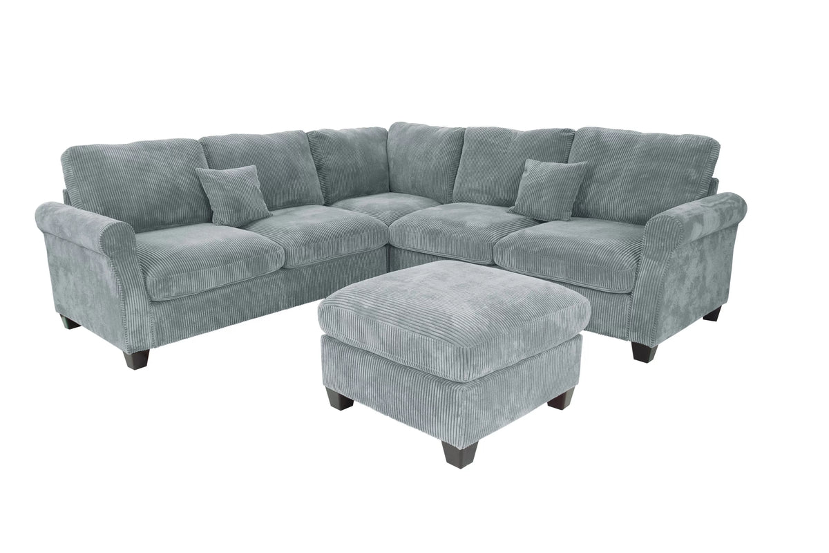 The Belford Fog Sectional – 4 Piece - view 6