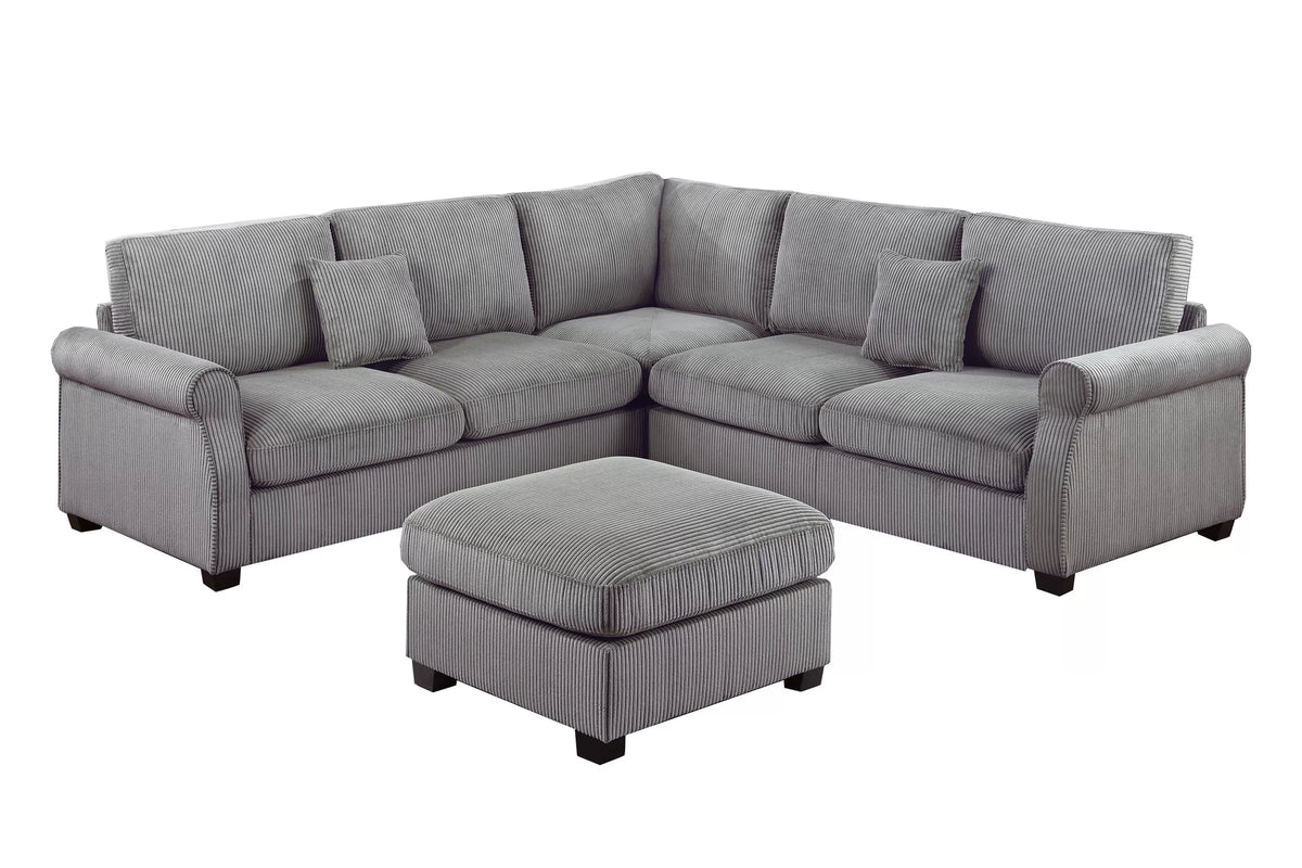The Belford Fog Sectional – 4 Piece - view 8