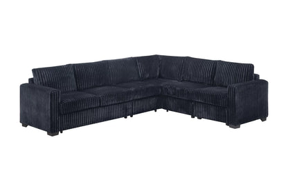 The Kingsley Black Sectional – 4 Piece - view 2