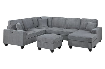 The Halloran Fog Sectional – 5 Piece - view 2