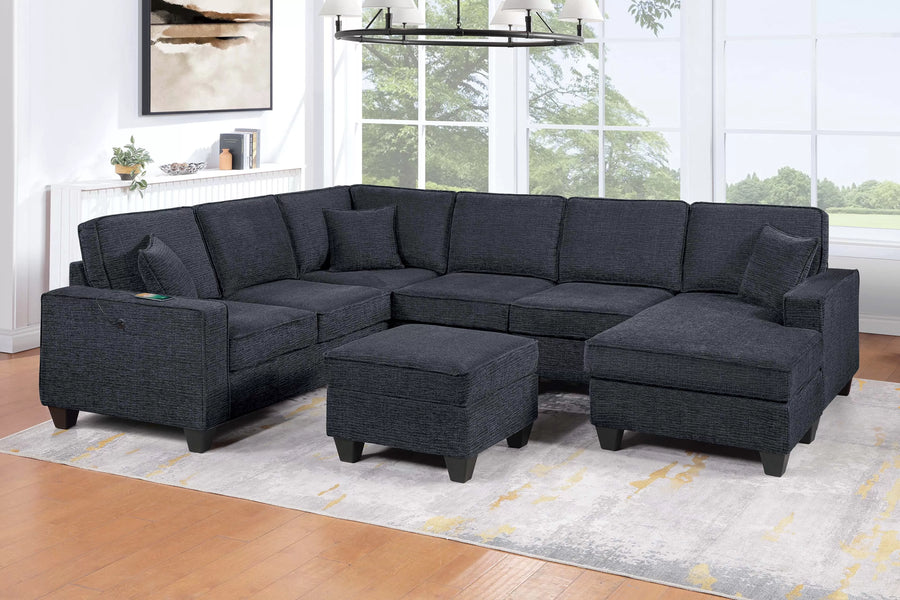 Seccional Danvers Negro – 5 Piezas