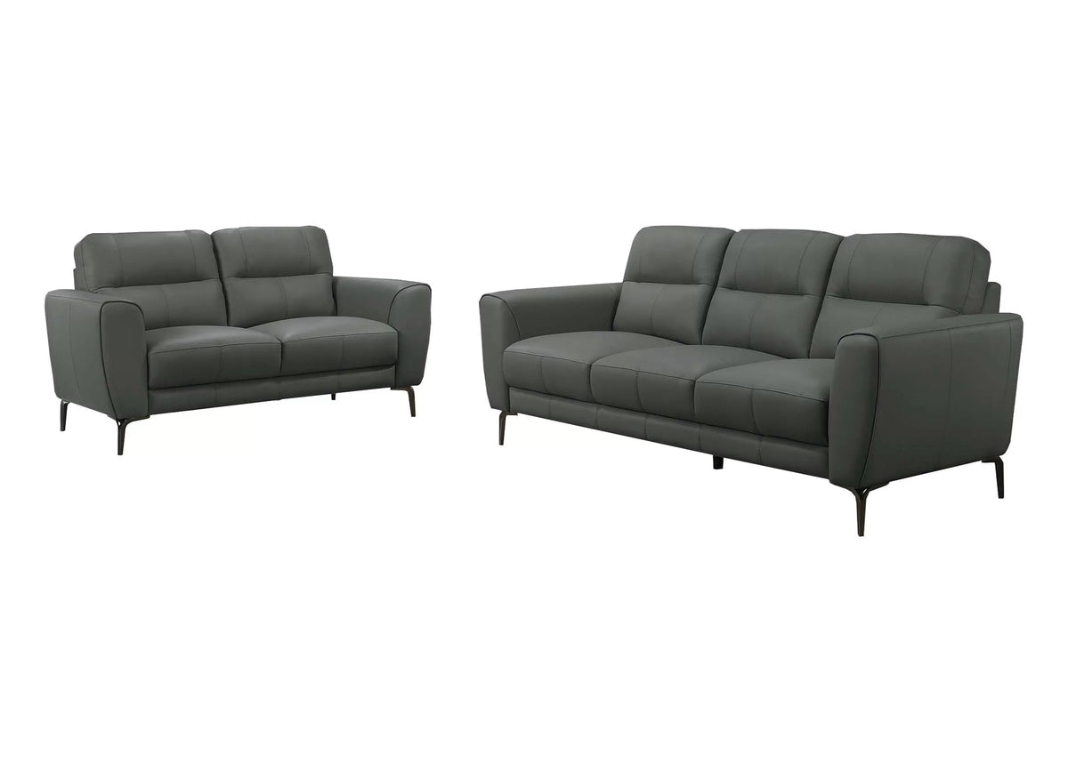 The Sterling Anthracite Sofa Set – 2 Piece - view 2