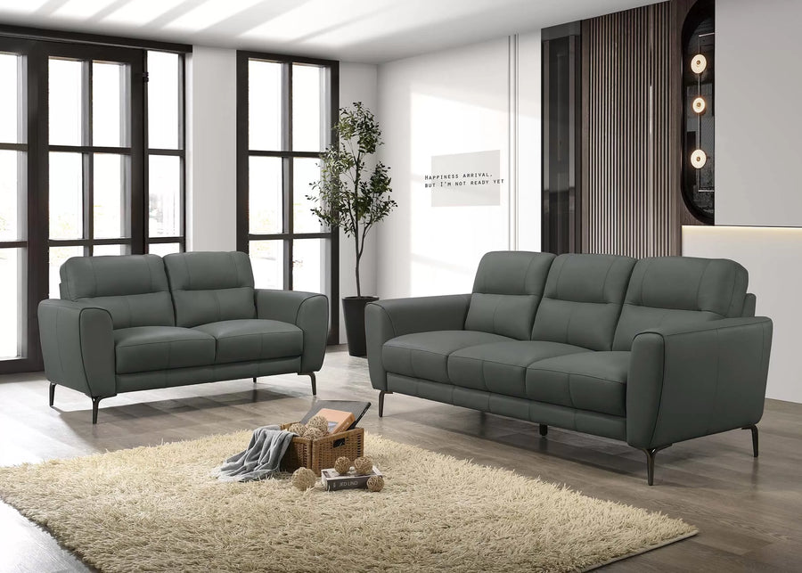 The Sterling Anthracite Sofa Set – 2 Piece
