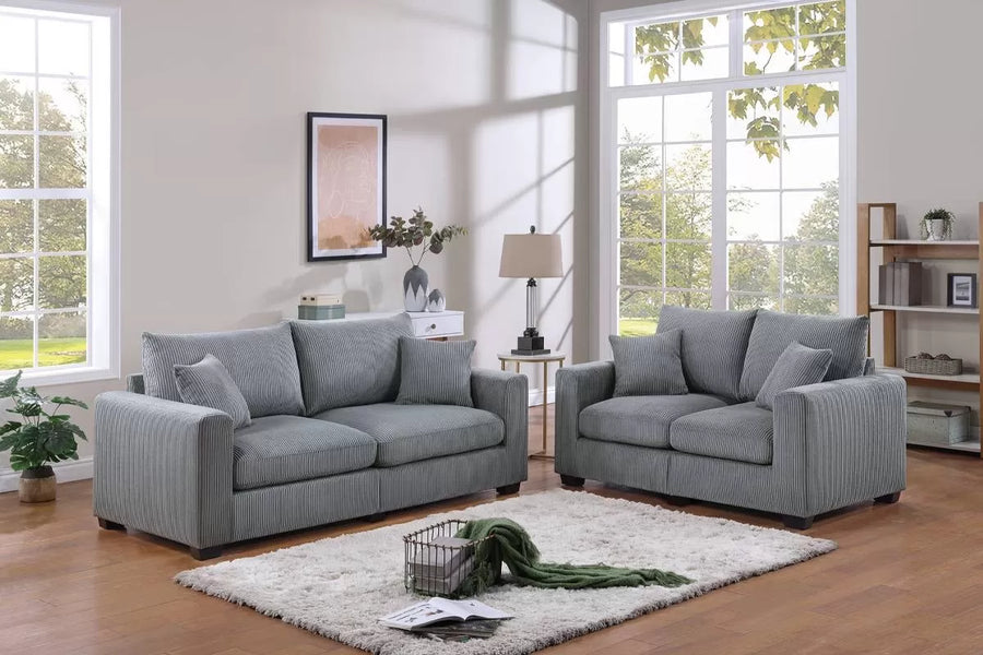 The Ashton Ridge Fog Sofa Set – 2 Piece