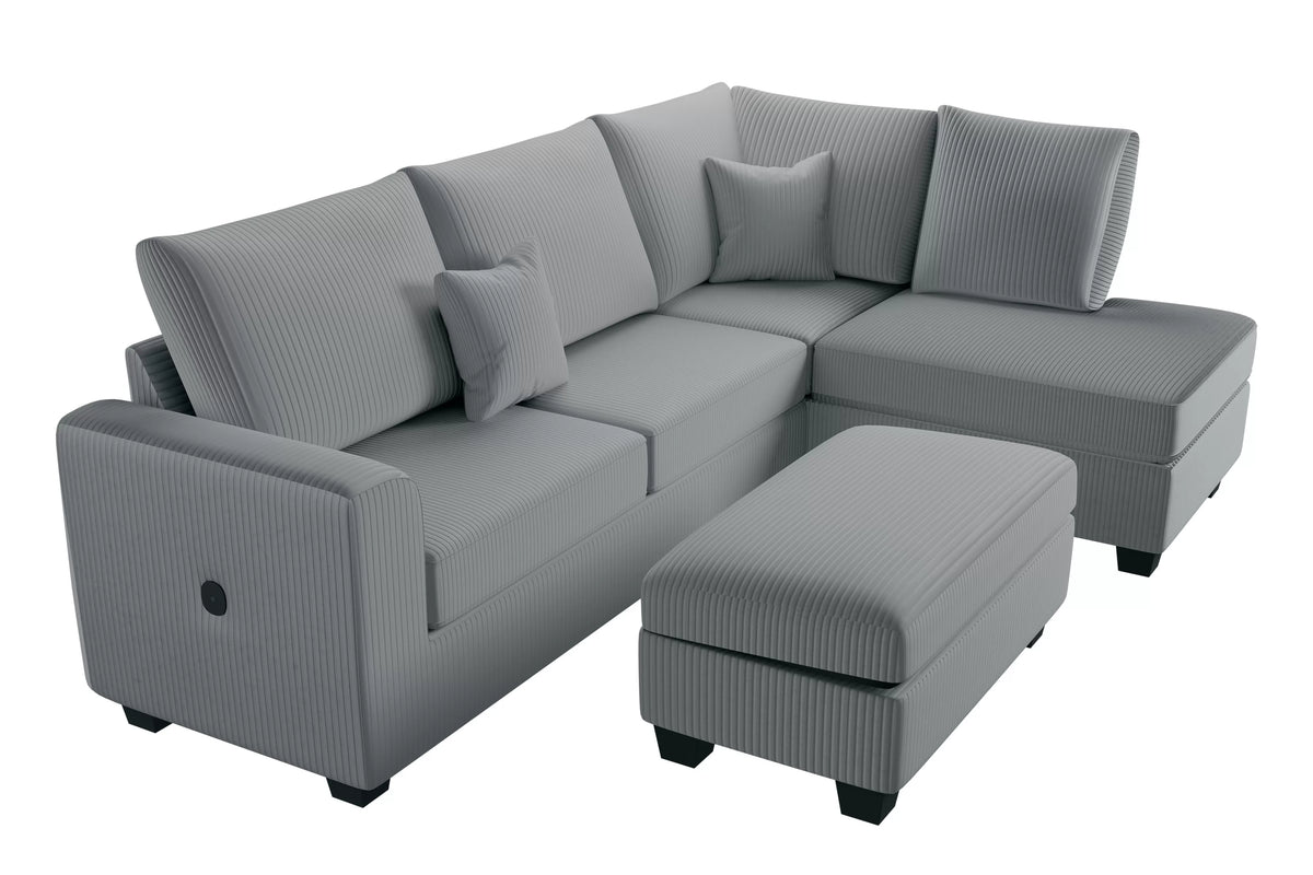 The Sutter Fog Sectional – 3 Piece - view 3