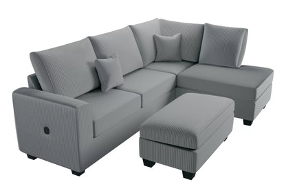 The Sutter Fog Sectional – 3 Piece - view 3