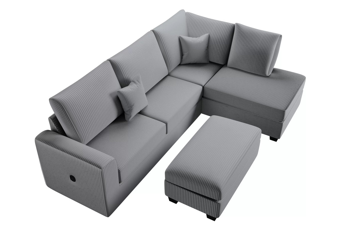 The Sutter Fog Sectional – 3 Piece - view 5