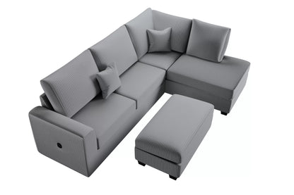 The Sutter Fog Sectional – 3 Piece - view 5