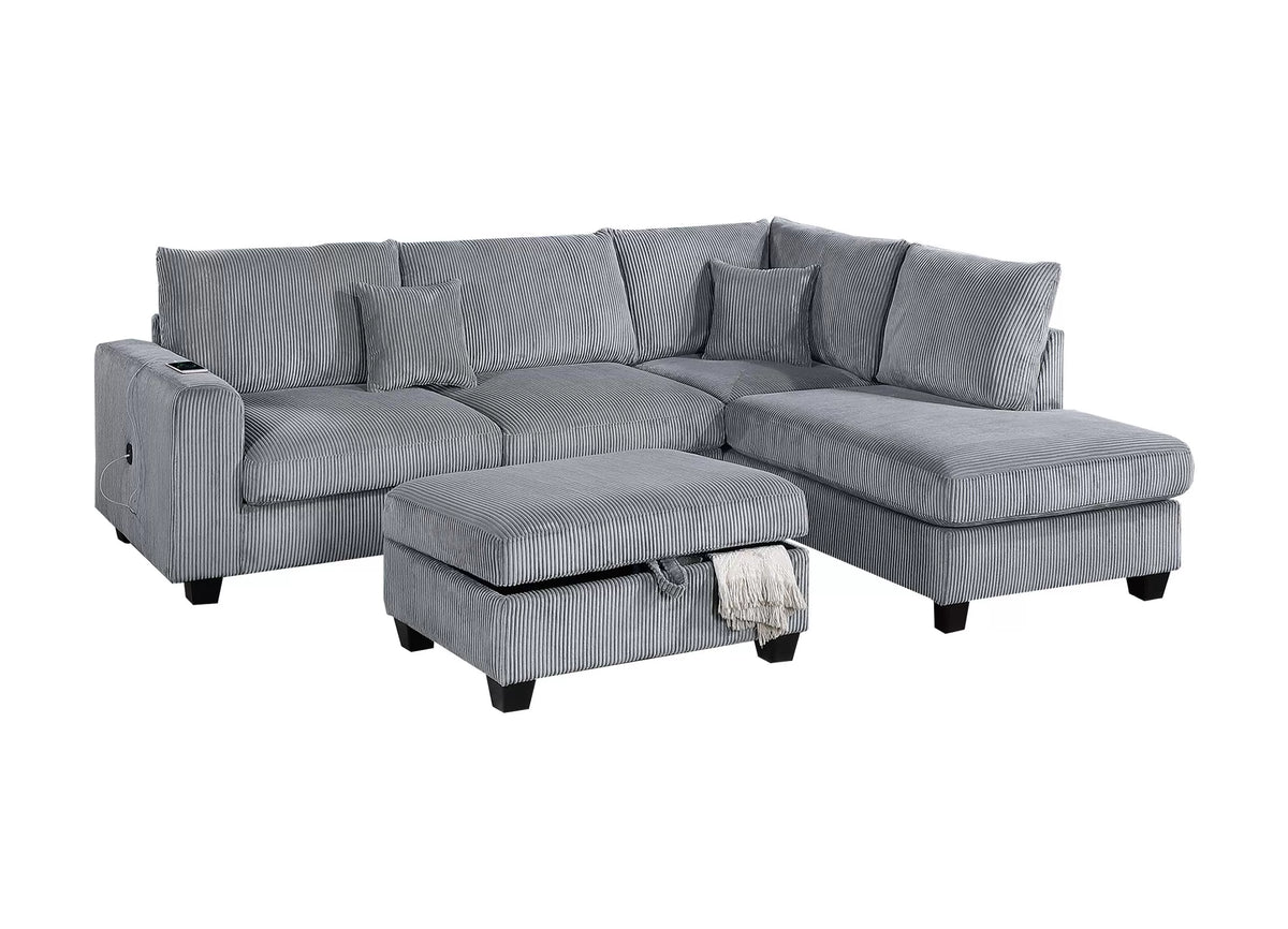 The Sutter Fog Sectional – 3 Piece - view 6