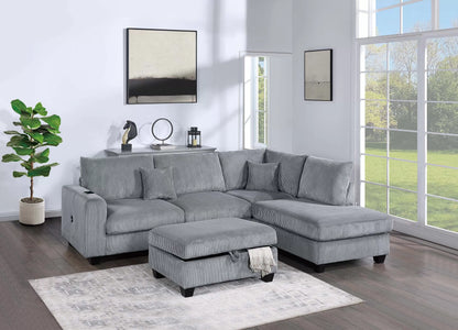 The Sutter Fog Sectional – 3 Piece
