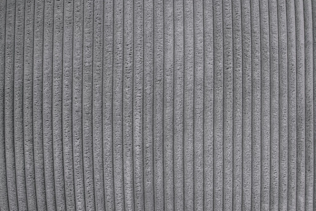 The Marston Dark Gray Corduroy Sectional – 2 Piece