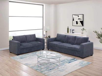 The Haven Dark Gray Sofa Set – 2 Piece