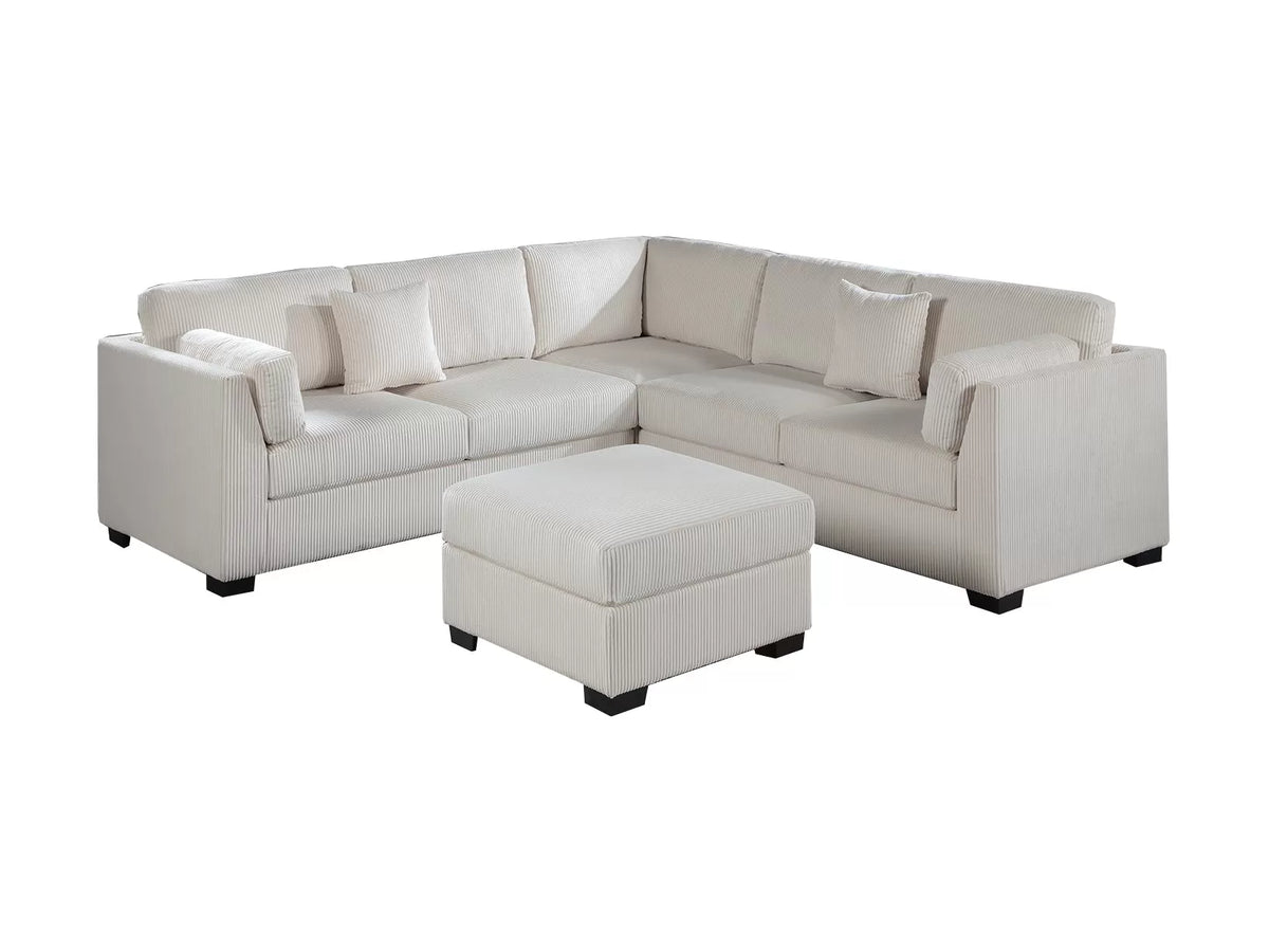The Caldwell Beige Sectional – 4 Piece - view 2